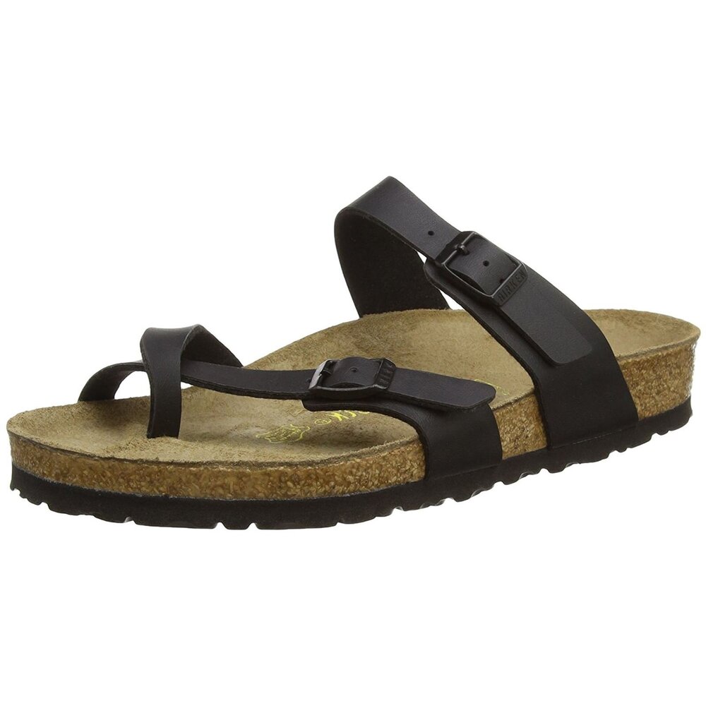 BIRKENSTOCK WOMEN'S MAYARI WOMEN'S FLIP FLOP SANDALS, BLACK, 7/7.5 US